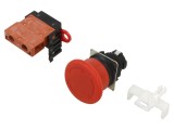 Comutator de siguranță OMRON 22mm 1 NC roșu 3A 230VAC