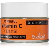 Farmona Dermiss Powerful Vitamin C + Elastin cremă pentru față pentru luminozitate si hidratare 50 ml