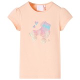 Tricou pentru copii, portocaliu deschis, 92