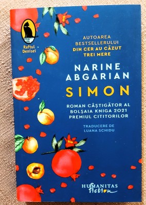 Simon. Editura Humanitas, 2023 - Narine Abgarian foto