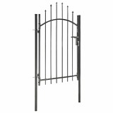 Gossi poarta de gradina woerden otel 1x1,5 m negru
