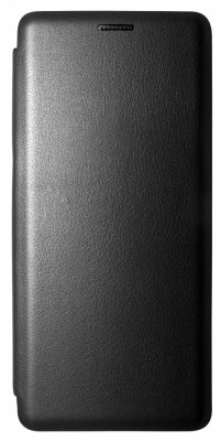 Husa tip carte cu stand Forcell Elegance neagra pentru Samsung Galaxy A6 Plus 2018 foto