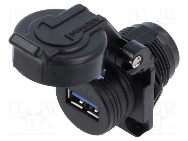 Punct de acces USB 3.2 Gen1 AMPHENOL pentru montaj pe panou