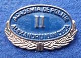 Insigna Militara - ACADEMIA DE POLITIE A.I. CUZA - Coifura insemn cascheta