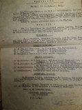 Document Ministerul Agriculturii 1943, presedinte comisie I. Antonescu, razboi