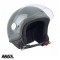 Casca open face pentru scuter - motocicleta (demi-jet) Max Helmets model DJ06 LS 7.9 culoare: gri lucios/negru (GFLN) &ndash; 100% MADE IN ITALY XS (53/54cm
