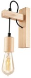 Aplica Lamkur Leon, 1xE27, lemn natur
