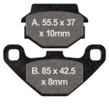 Placute frana EBC FA067 Aprilia RX 125 BIFA Cod Produs: MX_NEW 7326507MA
