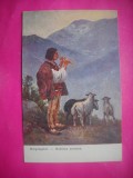 HOPCT 12647 RUGACIUNEA DE DIMINEATA- CIOBANAS-CP PICTURA POLONIA -NECIRCULATA