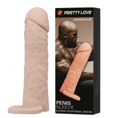 Prelungitor Penis Pretty Love &raquo;Medium&laquo; 16 cm - Natural