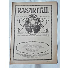 Revista Rasaritul, anul VI, nr.13-20/1924