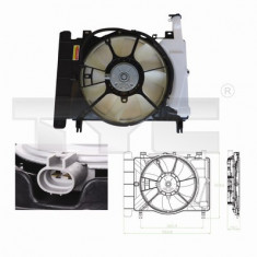 Ventilator radiator (cu carcasa) SUBARU TREZIA; TOYOTA YARIS, YARIS VERSO 1.4D 1.5 dupa 2000 foto