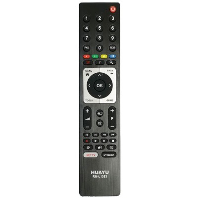 Telecomanda LCD LED, Grunding, Huayu Rm L1383, Negru, 7 m foto