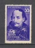 Romania.1956 500 ani moarte Ioan de Hunedoara XR.330