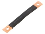 Trese bandă de &icirc;mpăm&acirc;ntare izolată 10mm&sup2; &Oslash;1: 7mm &Oslash;2: 7mm - cablu electric