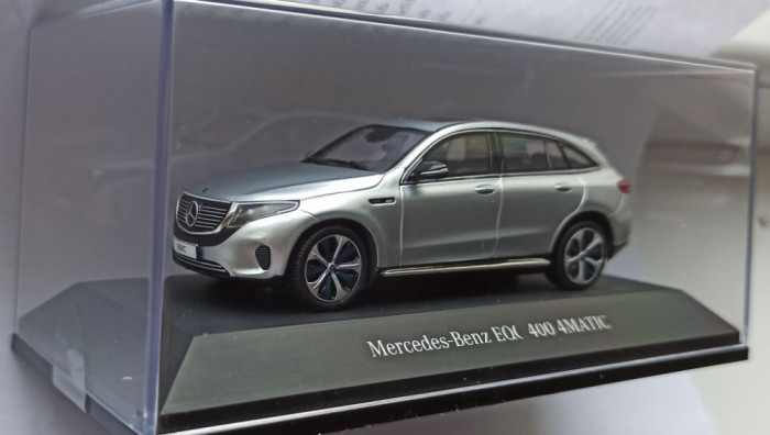 Macheta Mercedes Benz EQC 4Matic N293 2019 silver - Spark 1/43