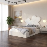 Pat Tapitat Corina Alb Catifea Premium Contactează-ne