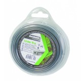 Fir trimmer patrat pentru cositoare, argintiu, 3 mm x 12 m