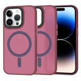 Husa iPhone 14 Pro Techsuit HaloFrost&Atilde;&sbquo;&Acirc;&nbsp;MagSafe Series, bordo