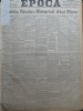 Ziarul Epoca, 19 Decembrie 1899 ; Chestia fanului ; Discursul domnului Fleva