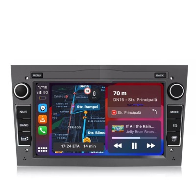 Navigatie Android Dedicata Opel, 7Inch, 4Gb Ram, 64Gb stocare, Carplay, Gri foto