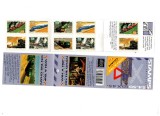 Australia 1993 - Trenuri, cai ferate, carnet timbre autocolant neuzate
