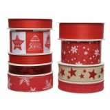 Cumpara ieftin Panglica decorativa - Classic Red Christmas - mai multe modele | Kaemingk