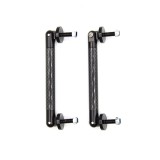 Tije Sustinere Prelungire Bara Fata, Aluminiu + Carbon, 75mm, Negru, Set 2 Bucati, Universal