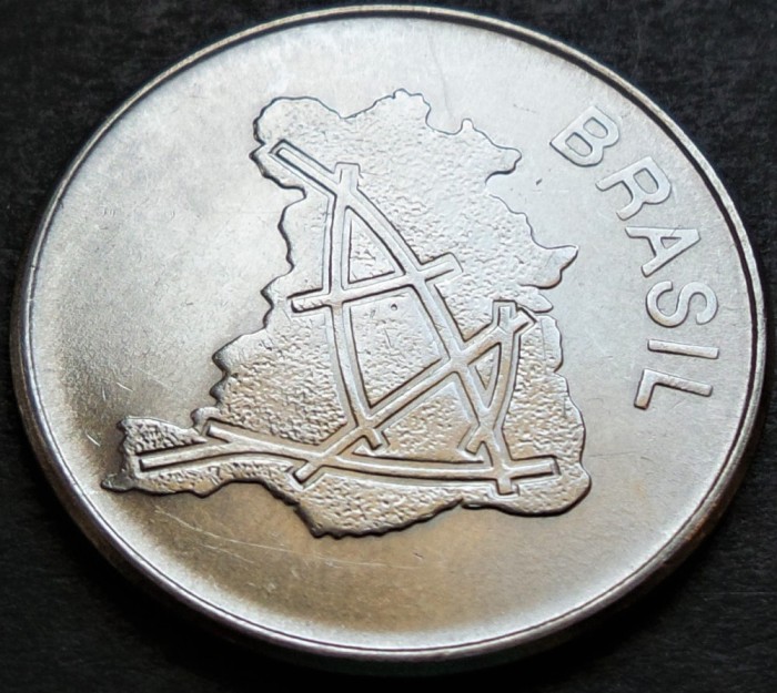 Moneda 10 CRUZEIROS - BRAZILIA, anul 1981 *cod 4090 B