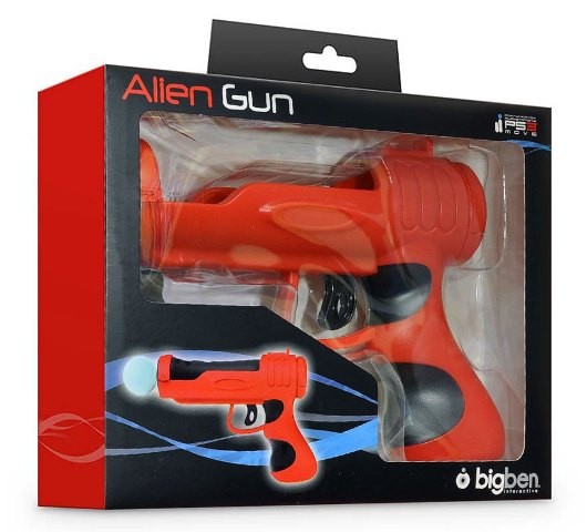 Pistol pentru PS Move PS3 PS4 PS5 - Big Ben Alien Gun - EAN: 3499550288735 (e)(K)