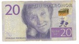 Bancnota 20 kronor 2014 - Suedia