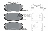 Set placute frana TEXTAR 2239301