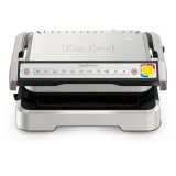 Gratar electric Tefal OptiGrill 2 in 1 GC773D30, 2100W, 9 programe de gatire automate, indicator gatire, placi detasabile cu invelis antiaderent, argi