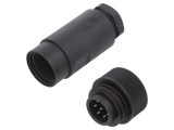 Mufă Tată Circulară 7 PIN 250V Lipire