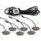 Set 6 Lampi LED, lumini de zi, decoratie grila radiator, RGB, 40W