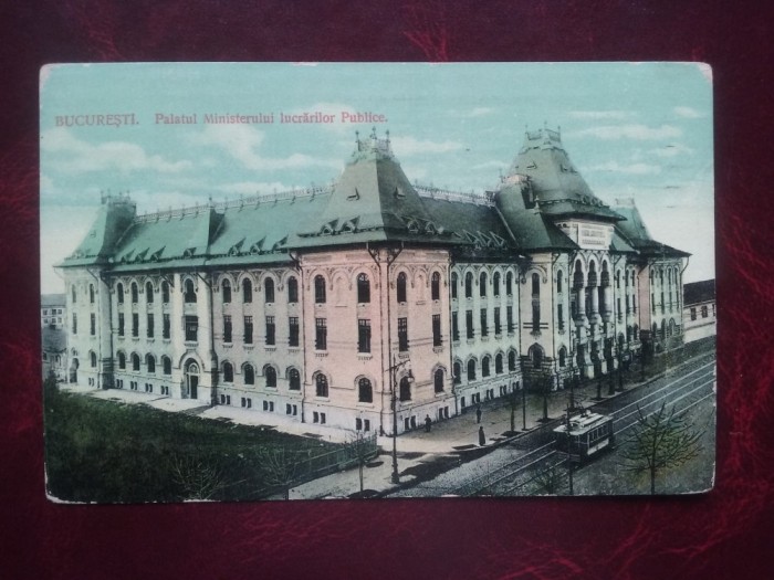 1913-C.P. circ.-Buc.-Min. lucrarilor Publice-RARA