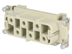 Conector HDC Inserturi Contact Mamă 6P+PE