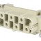Conector HDC Inserturi Contact Mamă 6P+PE
