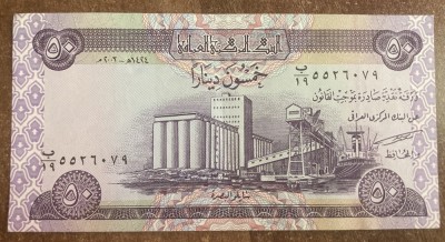 B11 54 - Bancnota foarte veche - Iraq - 50 dinarI foto