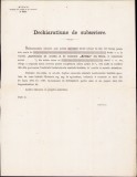 A743 Dechiarațiune de subscriere acțiuni la Institutul de credit și economii Albina din Sibiu, 1871