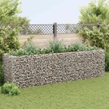 Strat &icirc;nălțat gabion, 360 x 90 x 100 cm, oțel