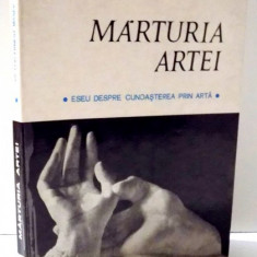 MARTURIA ARTEI , ESEU DESPRE CUNOASTEREA PRIN ARTA de VICTOR ERNEST MASEK , 1972