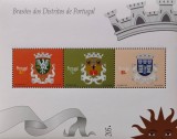 BC48, Portugalia 1996 si 1998, 2 blocuri insemne heraldice ( 2 poze)
