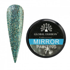 Gel vopsea unghii, cu efect de oglinda, Mirror, Global Fashion, 5g, 07