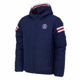 Paris Saint Germain geacă de iarnă cu gluga pentru copii Stripe blue - 12 let