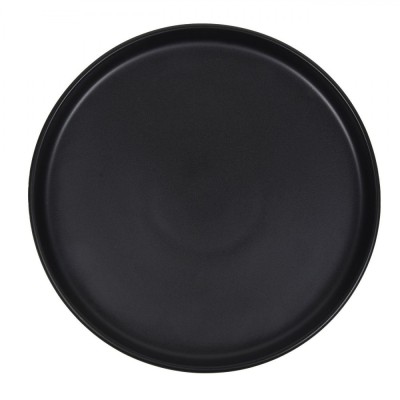 Farfurie Ceramică, Nordic, Diametru 26.5cm, Culoare Negru, Potrivită Pentru Mașina de Spălat Vase și Cuptorul cu Microunde foto