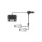 Incarcator auto dual, STARTRC, compatibil DJI Mini 3 Pro/DJI Mini 3, fast charging