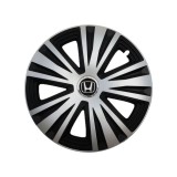 Set 4 capace roti Glory Gri-Negru R15, Compatibil Cu Honda