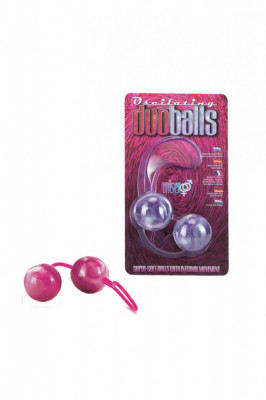 Bile Vaginale Marbilized Duo Balls, Pink foto