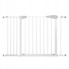 Poarta de siguranta pentru scari Safety Gate, 111-120 cm, otel, alba, Oem